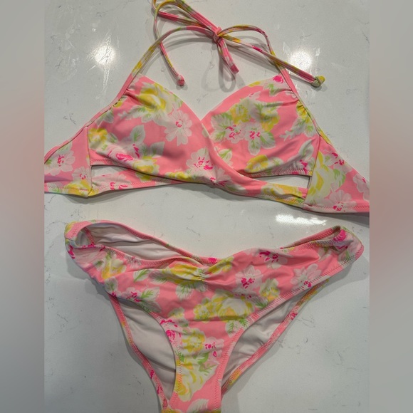 Victoria Secret Pink Floral Swimsuit - Picture 3 of 7